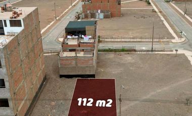 Terreno de 112 m2 en venta, a la espalda de la Panamericana Norte