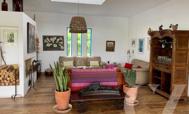 LINDA CASA DE CAMPO AMOBLADA Y EQUIPADA CON TERRAZA, PARRILLA Y PISCINA - QUILMANA