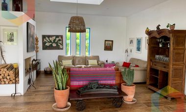 LINDA CASA DE CAMPO AMOBLADA Y EQUIPADA CON TERRAZA, PARRILLA Y PISCINA - QUILMANA