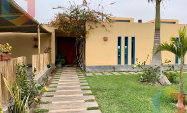 LINDA CASA DE CAMPO AMOBLADA Y EQUIPADA CON TERRAZA, PARRILLA Y PISCINA - QUILMANA