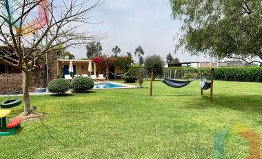 LINDA CASA DE CAMPO AMOBLADA Y EQUIPADA CON TERRAZA, PARRILLA Y PISCINA - QUILMANA