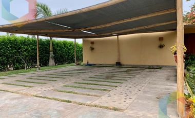 LINDA CASA DE CAMPO AMOBLADA Y EQUIPADA CON TERRAZA, PARRILLA Y PISCINA - QUILMANA