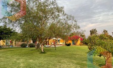 LINDA CASA DE CAMPO AMOBLADA Y EQUIPADA CON TERRAZA, PARRILLA Y PISCINA - QUILMANA