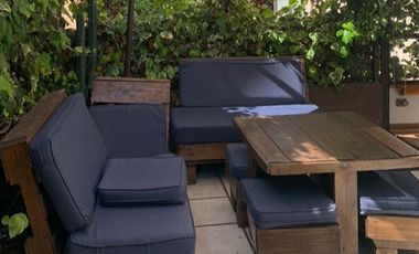 Departamento con patio en Plaza la Alcadesa