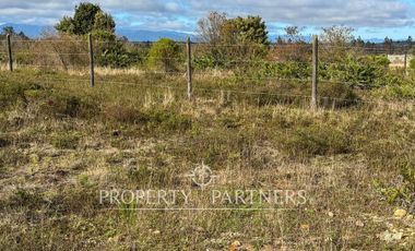 Parcela con Vista a Volcanes en Venta,  condominio «Bosque Vida», Puerto Varas