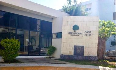 RENTA LARGO PLAZO DEPARTAMENTO AMUEBLADO EN SELVANOVA COTO 6 PLAYA DEL CARMEN