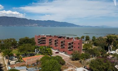 Departamento en PRIMERA LÍNEA DE LAGO DE CHAPALA, ideal para inversión de estancias cortas, 2 habitaciones, 2 baños