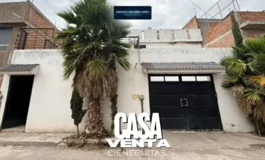 Casa en venta en Cieneguitas, Guadalupe, Zacatecas