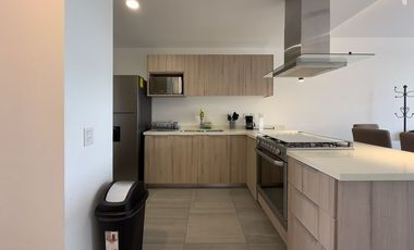 Departamento con vistas al Lago de Chapala y a pie de malecón de Jocotepec, 2 habitaciones, con amenidades y elevador