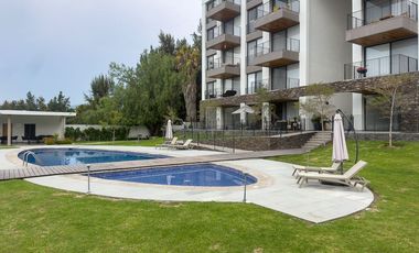 Departamento con vistas al Lago de Chapala y a pie de malecón de Jocotepec, 2 habitaciones, con amenidades y elevador