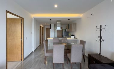 Departamento con vistas al Lago de Chapala y a pie de malecón de Jocotepec, 2 habitaciones, con amenidades y elevador