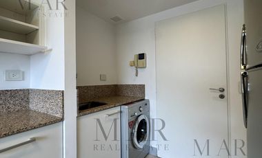 Departamento en alquiler 2 dormitorios en suite, toilette, terraza, cochera.  La Bahía Nordelta