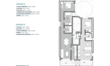Venta Departamento Monoambiente 1 y 2 Dormitorios Rosario Abasto Pozo