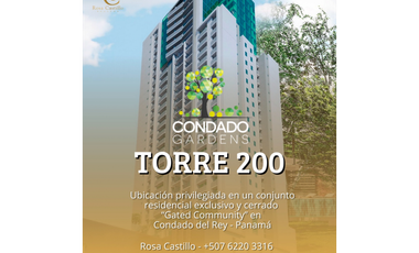 VENTA DE APARTAMENTO EN CONDADO DEL REY - CONDADO GARDENS TORRE 2