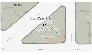 LOTE EN ESQUINA - VENTA EN MAR DE AJO
