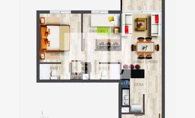 Departamento en venta  en LO BARNECHEA