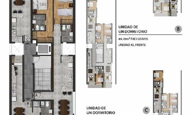 Rosario: Dorrego 148 Studio XIV - Departamento 1 dormitorio al frente y contrafrente de 50 m2, Santa Fe, Argentina