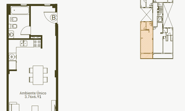 VENTA EN POZO - DEPTO 1 AMB - MORON
