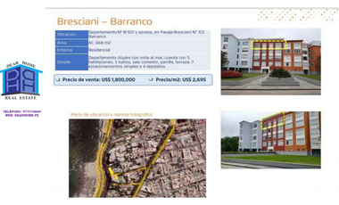 Departamento venta en Barranco, Lima