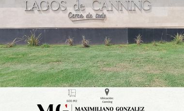 Lote venta Lagos de Canning