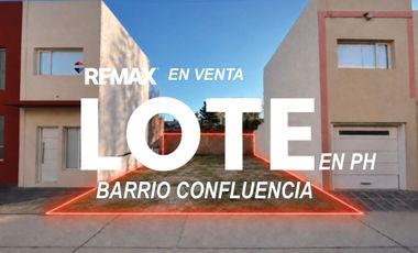 VENTA LOTE EN CONFLUENCIA