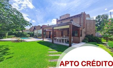 Apto crédito - Venta casa 5 ambientes pileta y ascensor -  Country San Miguel de Ghiso