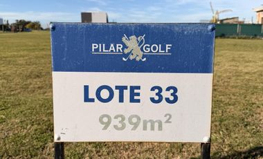 Terreno en Pilar Golf Club en venta