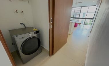 Departamento amueblado en renta de una recámara en zona Country, Mérida