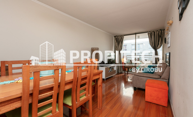 ARRIENDO DEPTO 2HAB+2 BA+EST+BO, METRO SAN MIGUEL