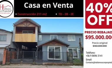 Casa en venta  en AYSÉN