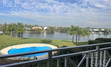 Departamento en alquiler, vista al agua en Portezuelo, Nordelta