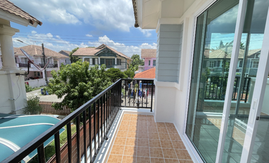 2-storey detached house for sale, Thongpatchar Wang Noi Project, beautiful house, good condition. The atmosphere is quiet. Suitable for families who w