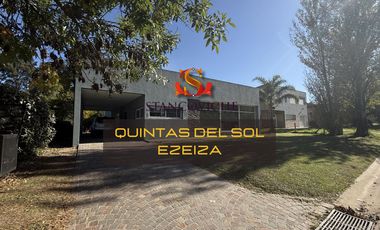 Casa en alquiler. Quintas del Sol, Ezeiza. 4 amb. piscina