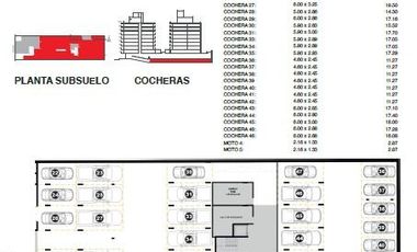Venta. Cochera en subsuelo. 11m2 - Monet 32. Sarmiento 1500