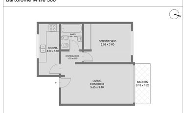 Venta Departamento 2 ambientes/Ramos Mejia/A estrenar/Frente