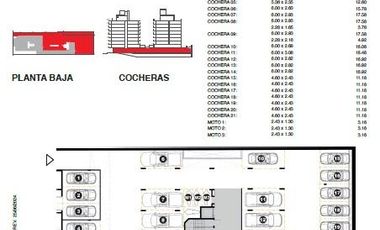 Venta. Cochera PB. Monet 32. Sarmiento 1500