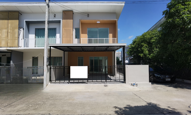2-story townhouse for sale, Modern Home Project, Bang Pa-in, Ayutthaya, good location near Udom Sorayut Road (Highway 308), convenient travel, easy in
