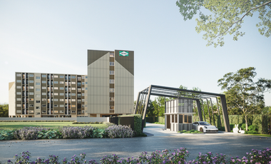 New condo, Sena Eco Town Rangsit Station, ready to move in condo. Near the Red Line