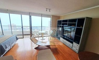 VALPARAÍSO-ARRIENDO DEPTO TIPO ESTUDIO CON VISTA AL MAR
