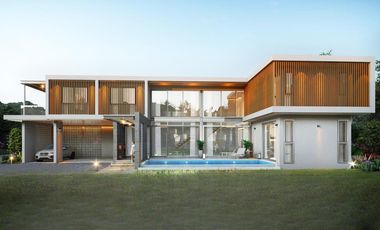 Pool villa for sale, ZENARA Pool Villas, very luxurious, Modern Luxury style, near Jomtien Beach.