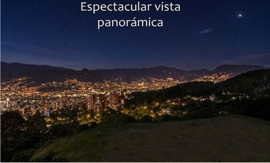 venta lote Medellin poblado unidad cerrada vista panorámica luxury