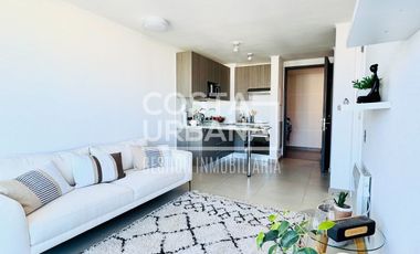 Departamento con vista al mar, Costa de Montemar 1 D | 1 E