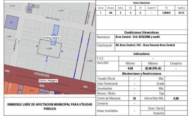 Terreno en venta en Centro, Rosario