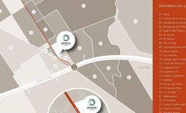 Oficina en venta, Officia Pilar - Edificio Work