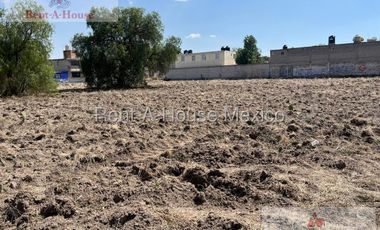 Renta de Terreno Comercial  en Tecamac Santa Cruz Tecamac VE 26-2876