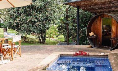 Renta casa en Malinalco, con alberca y gran jardín