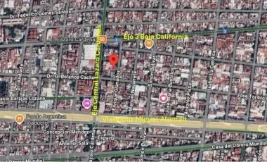 Terreno en venta en Algarin, Cuauhtémoc, Ciudad de México