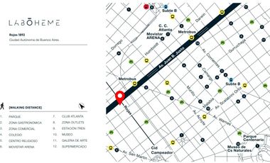 Emprendimiento en Villa Crespo - La Boheme - Monoambiente con Balcon