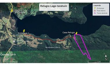 TERRENO 30 HA CON REFUGIO LAGO TARAHUIN CHONCHI