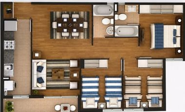 DEPARTAMENTO ÚNICO, EN EL MEJOR SECTOR DE PUDAHUEL